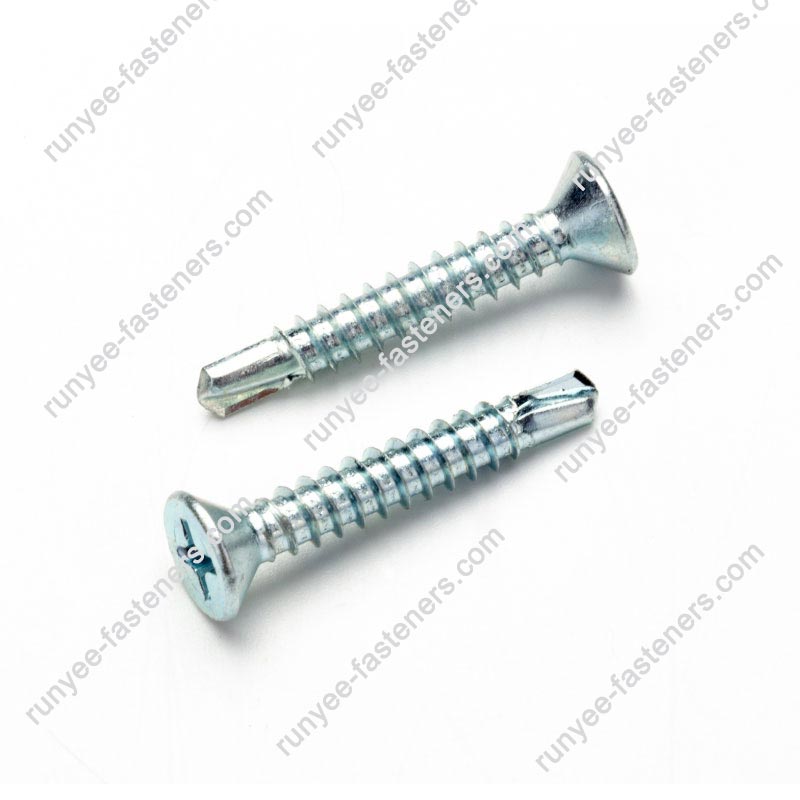 DIN7504P Phillips Countersunk Flat Head Skru Penggerudian Sendiri